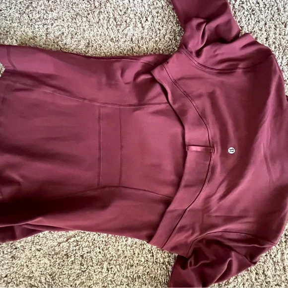 Lululemon Athletica Red Athletic Jacket with Zipper Closure - Picture 6 of 7